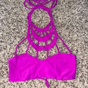 Halter bathing suit top